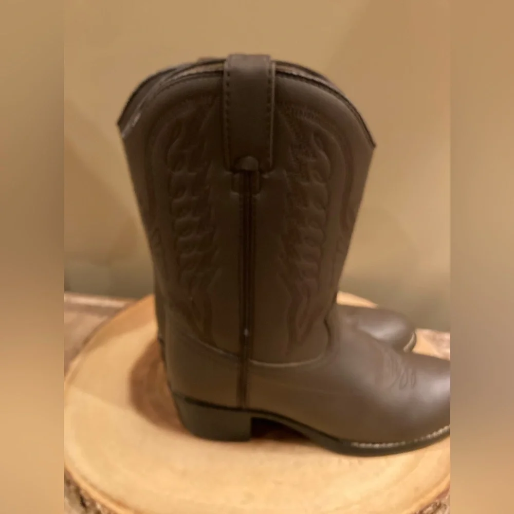 Durango Eagle‎ Western Cowboy Boots BT804 Kid's Size 2D US Color Tan Brown